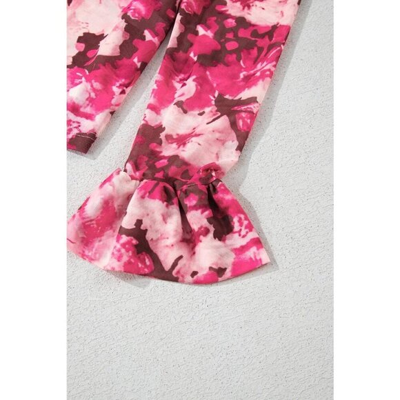 NWT FLORA Pink Floral Print Sheer Mesh Longsleeve - Picture 11 of 12